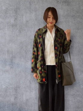 「アイテム（その他トップス）」を使った、yukikiさん（レディース・170cm）の秋コーディネート