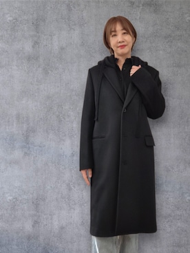 「アイテム（トップス）」を使った、yukikiさん（レディース・170cm・50代）の冬コーディネート