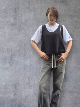 「アイテム（腕時計）」を使った、yukikiさん（レディース・170cm）の秋コーディネート