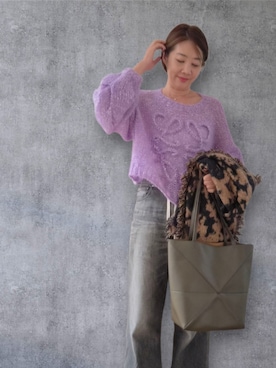 「アイテム（バッグ）」を使った、yukikiさん（レディース・170cm・50代）の秋コーディネート