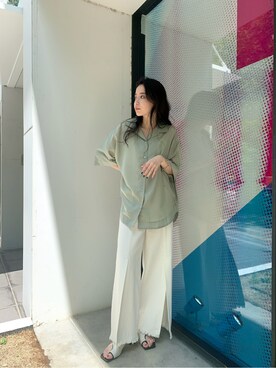 飯村 美沙さん（レディース・156cm）の夏コーディネート