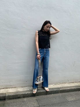 飯村 美沙さん（レディース・156cm）の夏コーディネート