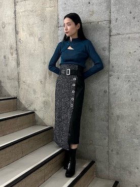 飯村 美沙さん（レディース・156cm）の秋コーディネート