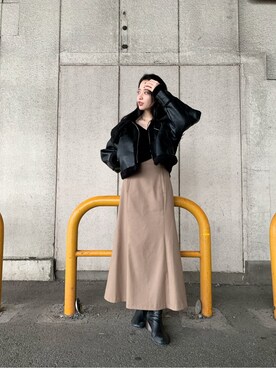 飯村 美沙さん（レディース・156cm）の秋コーディネート