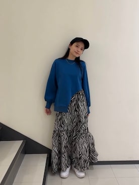 飯村 美沙さん（レディース・156cm）の春コーディネート
