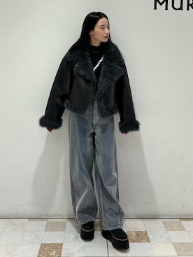 「2025AW」｜「アイテム（ブーツ）」を使った、飯村 美沙さん（レディース・156cm）の夏コーディネート