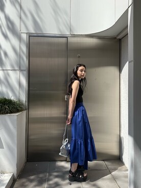 飯村 美沙さん（レディース・156cm）の春コーディネート