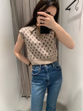 飯村 美沙さん（レディース・156cm）の夏コーディネート