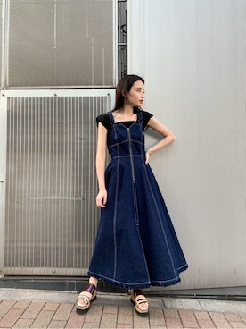 飯村 美沙さん（レディース・156cm）の夏コーディネート