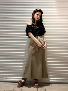 「#春服」｜飯村 美沙さん（レディース・156cm）の春コーディネート