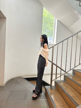 飯村 美沙さん（レディース・156cm）の夏コーディネート