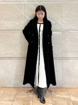 「MERCURYDUO（マーキュリーデュオ）のアイテム（その他アウター）」を使った、kaho さん（レディース・151cm）の秋コーディネート