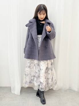 「MERCURYDUO（マーキュリーデュオ）のアイテム（その他アウター）」を使った、kaho さん（レディース・151cm）の夏コーディネート