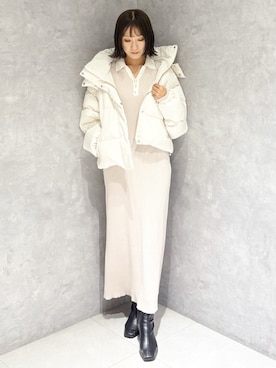 kaho さん（骨格ナチュラル・レディース・151cm）の秋コーディネート