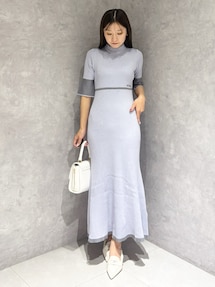 MARY QUANTコラボ】バックシャンデイジーストラップマーメイドニット