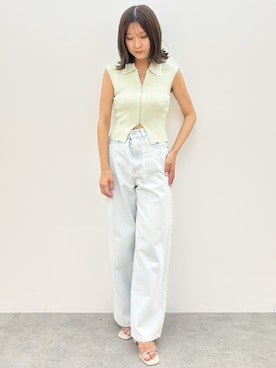 「MERCURYDUO（マーキュリーデュオ）のアイテム」を使った、kaho さん（レディース・151cm）の夏コーディネート