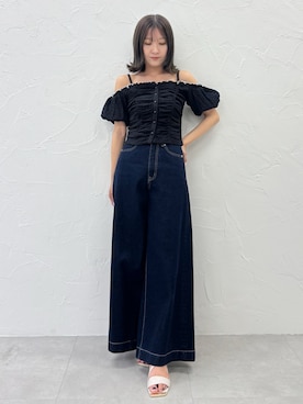 「MERCURYDUO（マーキュリーデュオ）のアイテム」を使った、kaho さん（レディース・151cm）の夏コーディネート