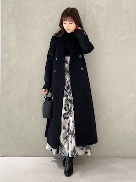 「30代ファッション」｜「アイテム（その他アウター）」を使った、kaho さん（レディース・151cm）の秋コーディネート
