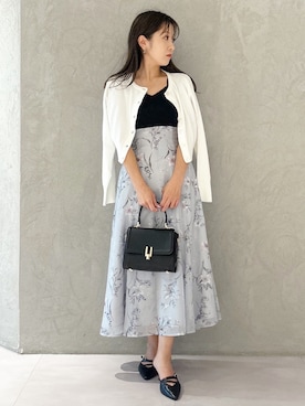 「オフィス」｜「アイテム（ワンピース/ドレス）」を使った、kaho さん（レディース・151cm）の秋コーディネート