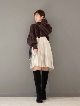 kaho さん（レディース・151cm）の冬コーディネート