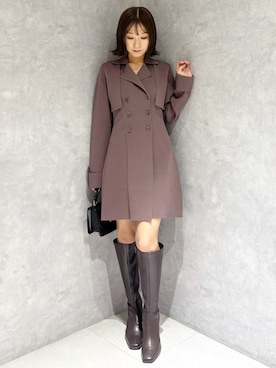 kaho さん（骨格ナチュラル・レディース・151cm）の秋コーディネート