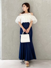 チュールフリルトップス｜マーキュリーデュオ（MERCURYDUO）公式通販