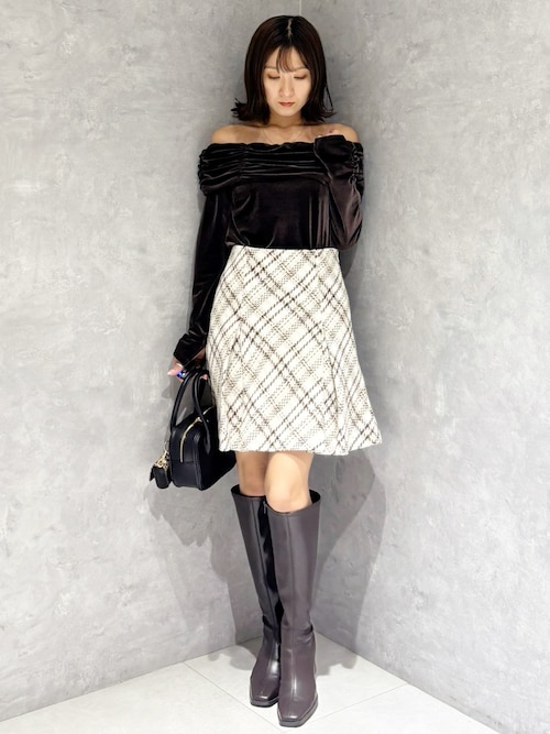 セール】シャーリングベロアカットソー（Tシャツ/カットソー