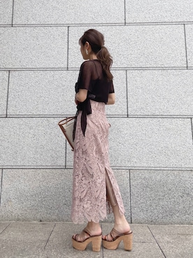 kaho さん（レディース・151cm）の夏コーディネート