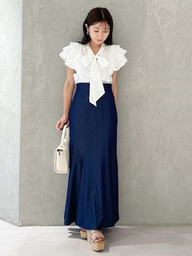 kaho さん（レディース・151cm）の夏コーディネート