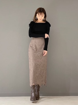 kaho さん（レディース・151cm）の冬コーディネート