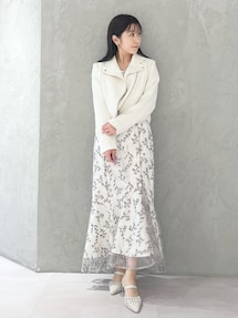 エンブロイダリーアシメマーメイドワンピース｜マーキュリー