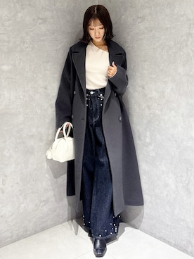 kaho さん（骨格ナチュラル・レディース・151cm）の秋コーディネート