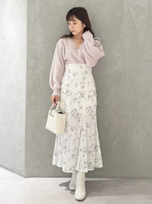 2WAYミニシャギーコンパクトニット｜マーキュリーデュオ（MERCURYDUO