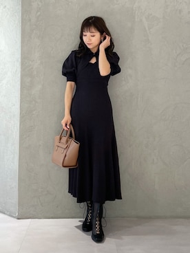 「MERCURYDUO（マーキュリーデュオ）のアイテム（トートバッグ）」を使った、kaho さん（レディース・151cm）の夏コーディネート