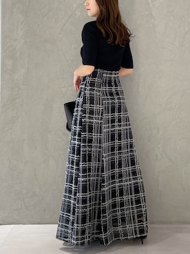 「MERCURYDUO（マーキュリーデュオ）のアイテム（トートバッグ）」を使った、kaho さん（レディース・151cm）の夏コーディネート