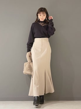 kaho さん（レディース・151cm）の冬コーディネート