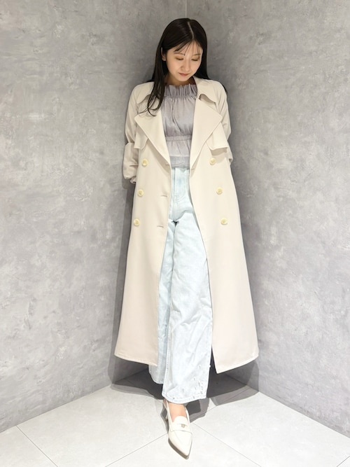 2WAYオフショルシャーリングブラウス