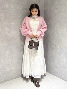 「きれいめコーディネート」｜kaho さん（レディース・151cm）の冬コーディネート