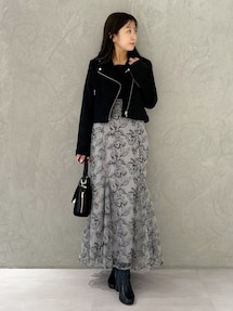 ⭐︎みゅーりー⭐︎NAVY.WO ロングスカート DONEEYU ドニーユ ロングスカート マーメイド スカート ロング