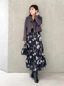 バックレースアップニットドッキングワンピース｜マーキュリーデュオ