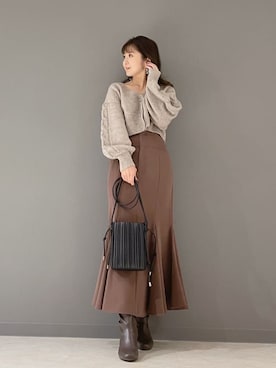 kaho さん（レディース・151cm）の冬コーディネート