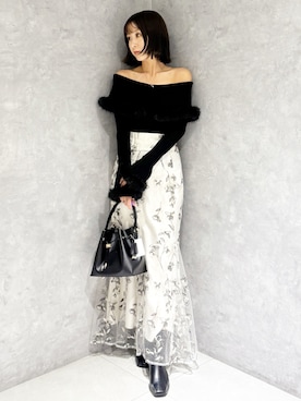 kaho さん（骨格ナチュラル・レディース・151cm）の秋コーディネート