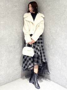 異素材使いティアードスカート｜マーキュリーデュオ（MERCURYDUO）公式