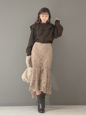 kaho さん（レディース・151cm）の冬コーディネート