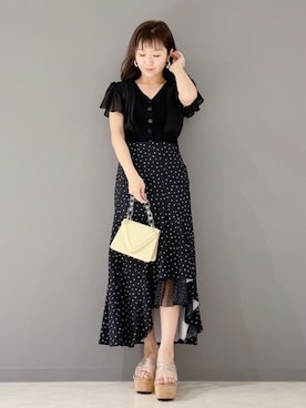 「アイテム（サンダル、その他）」を使った、kaho さん（レディース・151cm）の春コーディネート