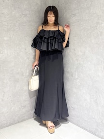 オフショルフリルブラウス｜マーキュリーデュオ（MERCURYDUO