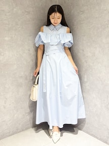 【MARY QUANTコラボ】ラッフルシャツワンピース ME2340EW024558_1_l.jpg