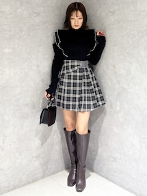 U.S. POLO ASSN.別注アシメプリーツスカパン｜マーキュリーデュオ