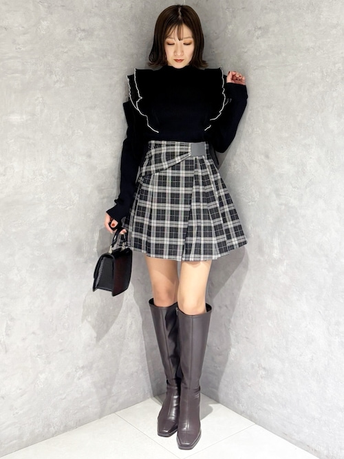 セール】U.S. POLO ASSN.別注アシメプリーツスカパン（スカート