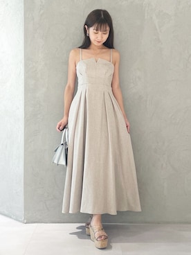 「MERCURYDUO（マーキュリーデュオ）のアイテム（シューズ）」を使った、kaho さん（レディース・151cm）の夏コーディネート
